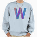 Alphabet Letter W Screen Sweatshirt - Fun Novelty Design Men Women - T-Shirt, Sweatshirt, Hoodie