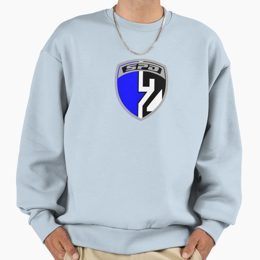 Spd Blue Ranger Sweatshirt - Aesthetic Graphic for Adults - T-Shirt, Sweatshirt, Hoodie