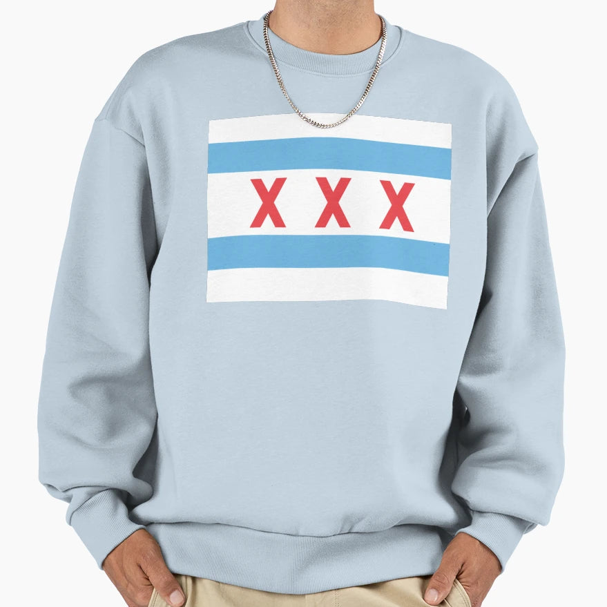 Straight Edge Chicago Sweatshirt - Custom Art Print Unisex - T-Shirt, Sweatshirt, Hoodie
