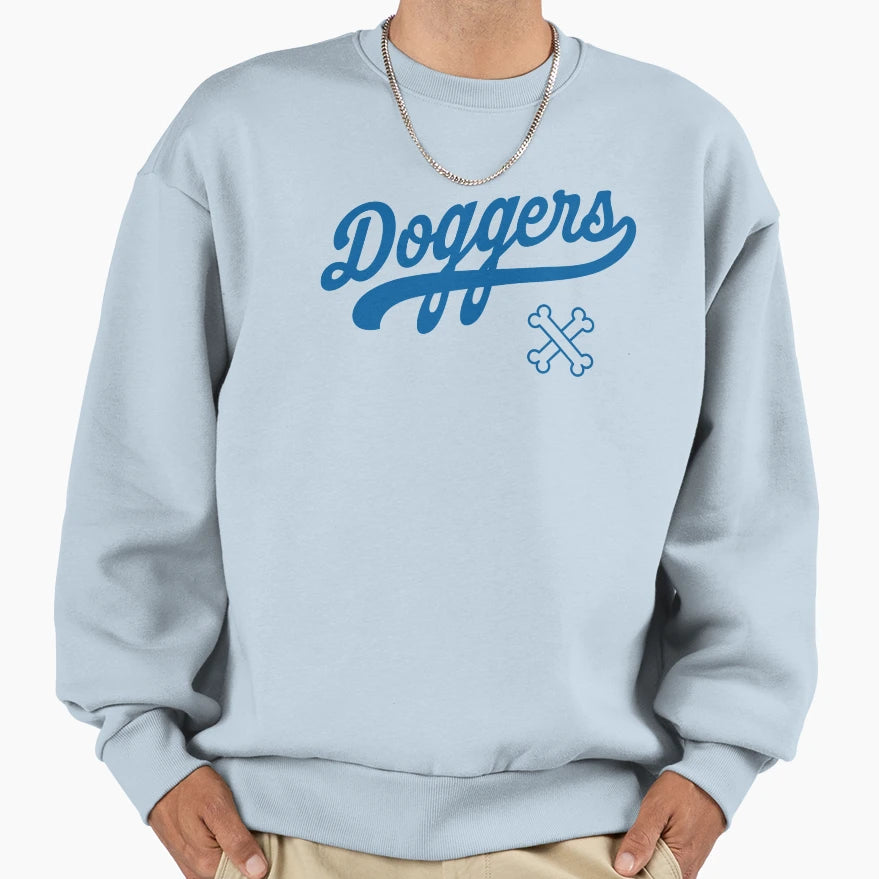 Doggers White Sweatshirt - Graphic Print Men Women - T-Shirt, Sweatshirt, Hoodie