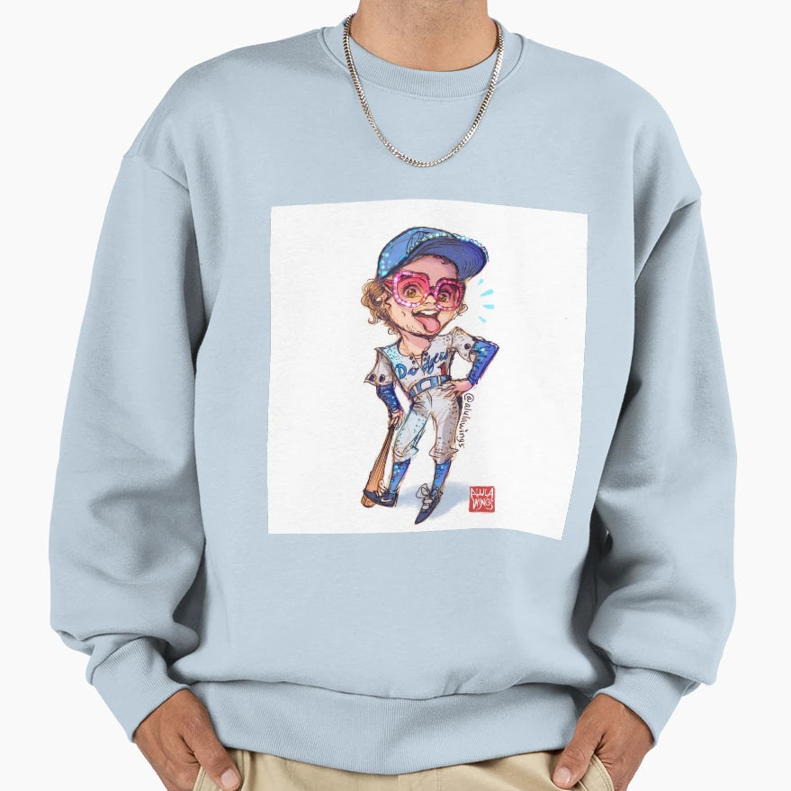 Sparkly Baseball Sweatshirt - Unique Graphic for Adults - T-Shirt, Sweatshirt, Hoodie