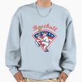 American Baseball Player Batting Sweatshirt - Aesthetic Graphic Unisex - T-Shirt, Sweatshirt, Hoodie