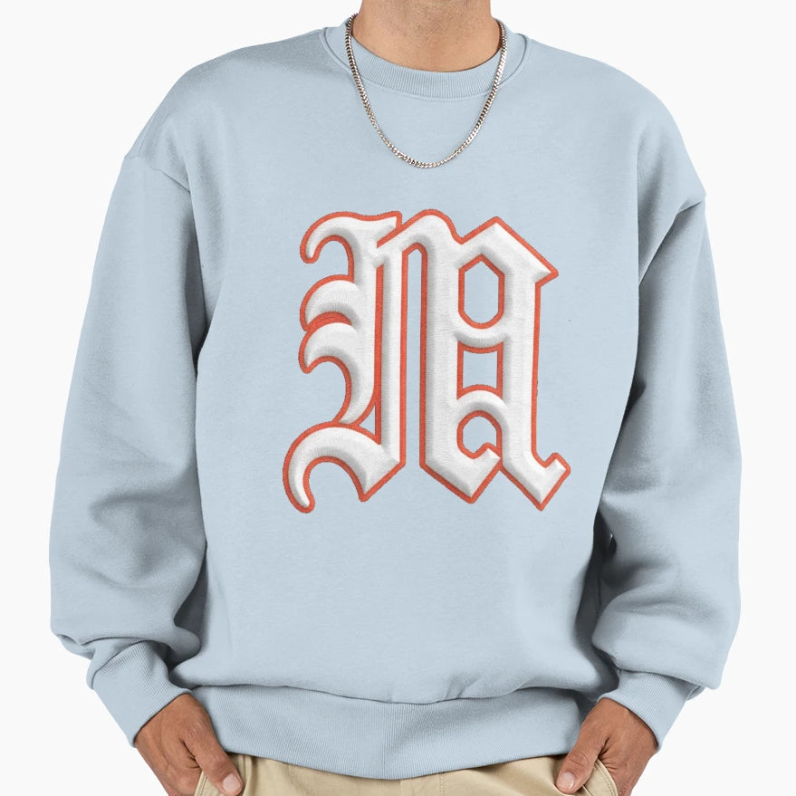 Miami Hurricanes M Logo Embroidery Sweatshirt - Custom Art Print Unisex - T-Shirt, Sweatshirt, Hoodie