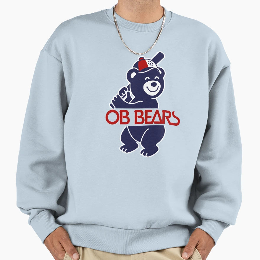 Ob Bear Home Sweatshirt - Minimalist Print Men Women - T-Shirt, Sweatshirt, Hoodie