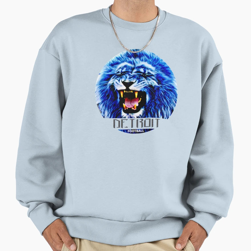 Detroit Football Fan Gift Sweatshirt - Minimalist Print Unisex - T-Shirt, Sweatshirt, Hoodie