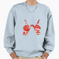 Marbled Wisconsin W Sweatshirt - Unique Graphic Unisex - T-Shirt, Sweatshirt, Hoodie
