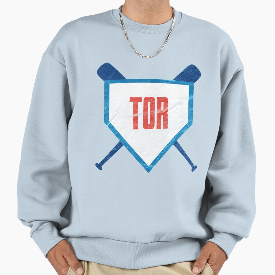 Toronto Abbreviation Baseball Home Sweatshirt - Trendy Graphic for Adults - T-Shirt, Sweatshirt, Hoodie