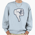 Thumbs Down New York Baseball T-Shirt - Custom Art Print Men Women - T-Shirt, Sweatshirt, Hoodie