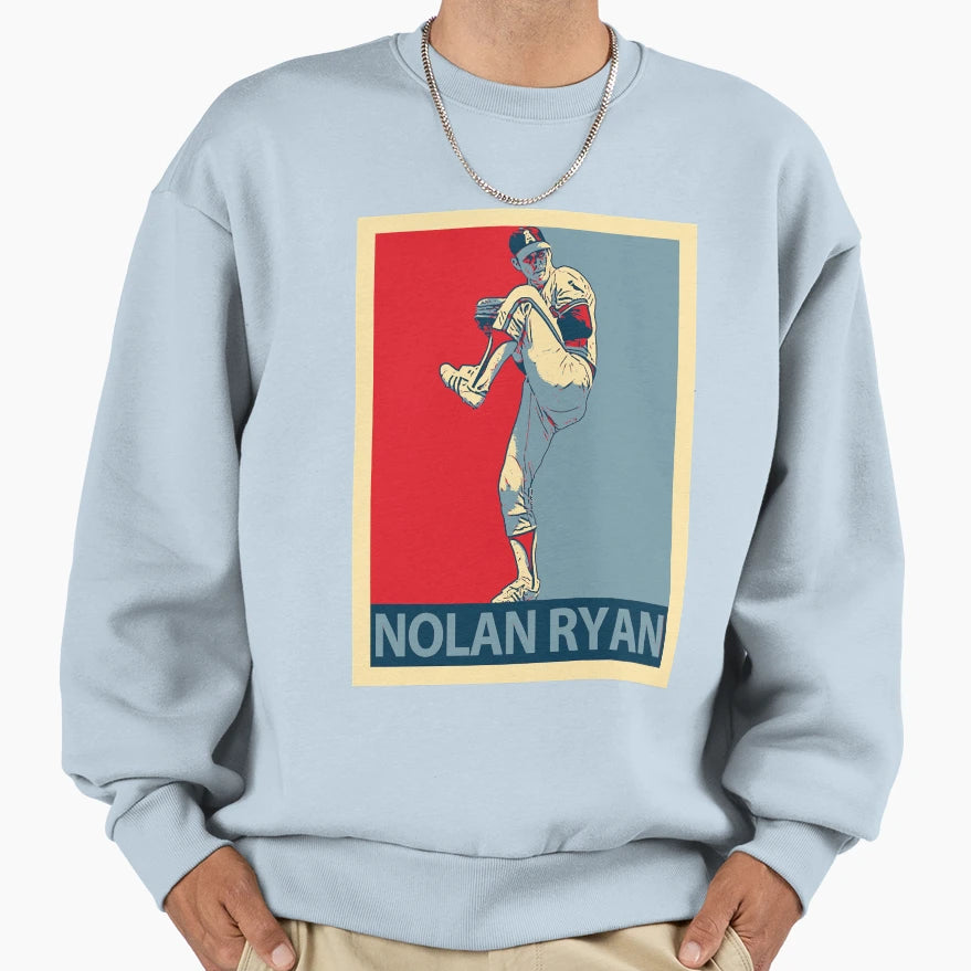 Nolan Ryan Legend Fight Sweatshirt - Casual Everyday Wear Unisex - T-Shirt, Sweatshirt, Hoodie