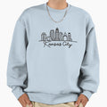 Kansas City Minimalist Art Sweatshirt - Custom Art Print for Adults - T-Shirt, Sweatshirt, Hoodie