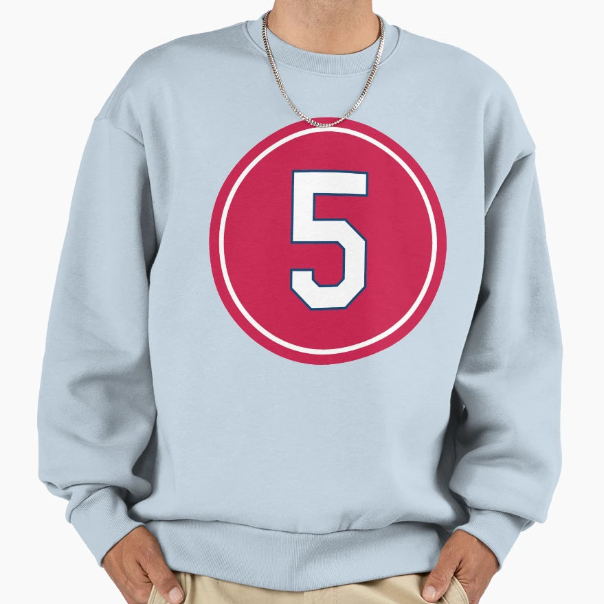 Albert Pujols 5 Jersey Number Sweatshirt - Aesthetic Graphic Men Women - T-Shirt, Sweatshirt, Hoodie