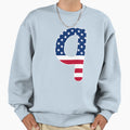 Letter Q Lower Case Alphabet Sweatshirt - Trendy Graphic Men Women - T-Shirt, Sweatshirt, Hoodie