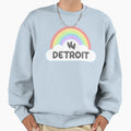 Detroit Gay Pride Rainbow Lgbtqia Sweatshirt - Aesthetic Graphic Men Women - T-Shirt, Sweatshirt, Hoodie