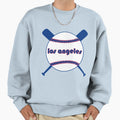 Los Angeles Throwback Baseball Sweatshirt - Fun Novelty Design Men Women - T-Shirt, Sweatshirt, Hoodie