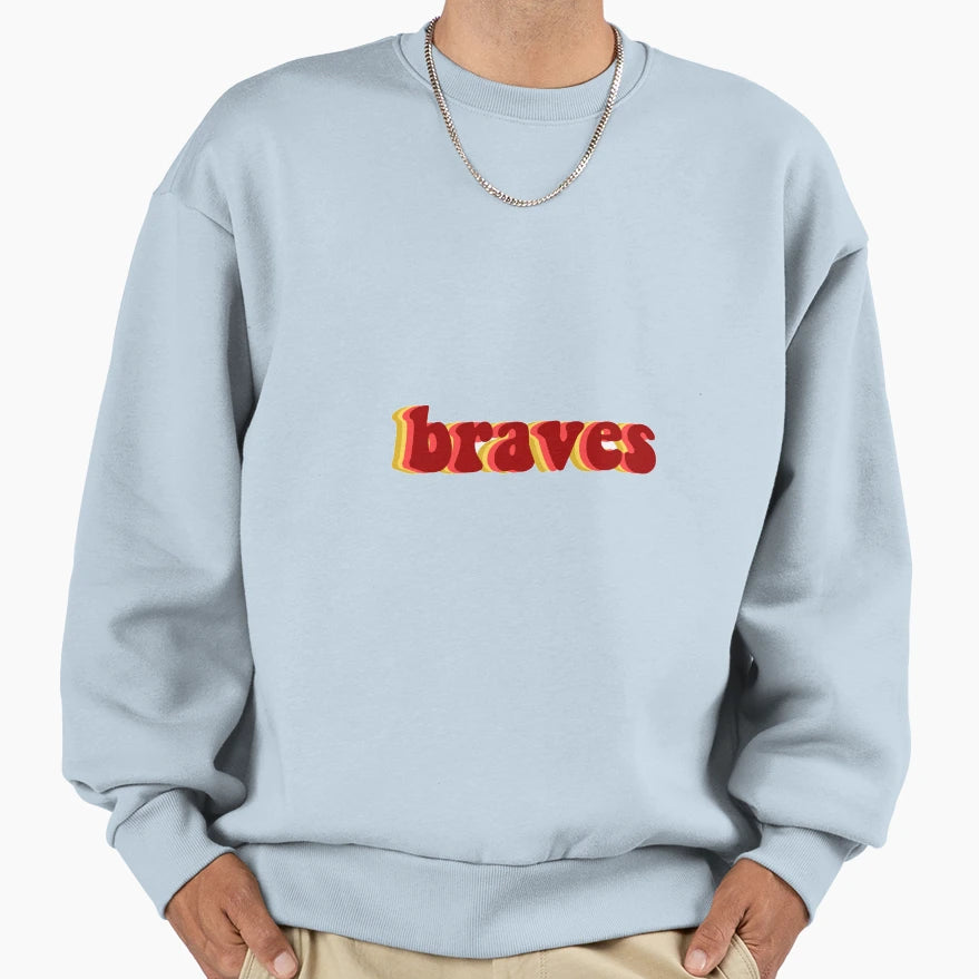 Braves Lion House Pride Sweatshirt - Minimalist Print for Adults - T-Shirt, Sweatshirt, Hoodie