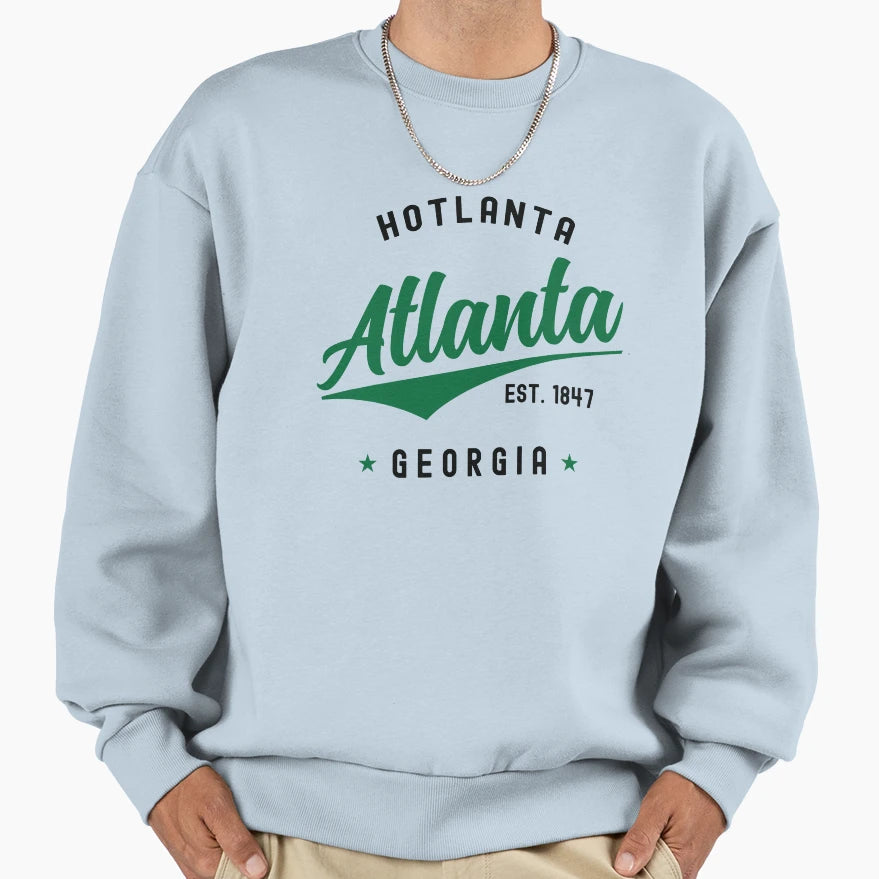 Hotlanta Usa Atlanta Georgia Sweatshirt - Novelty Apparel Men Women - T-Shirt, Sweatshirt, Hoodie