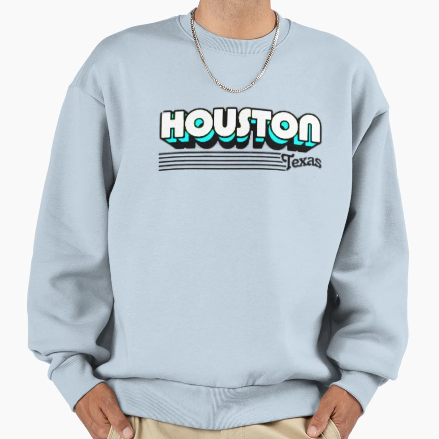 Houston Sweatshirt - Trendy Graphic for Adults - T-Shirt, Sweatshirt, Hoodie