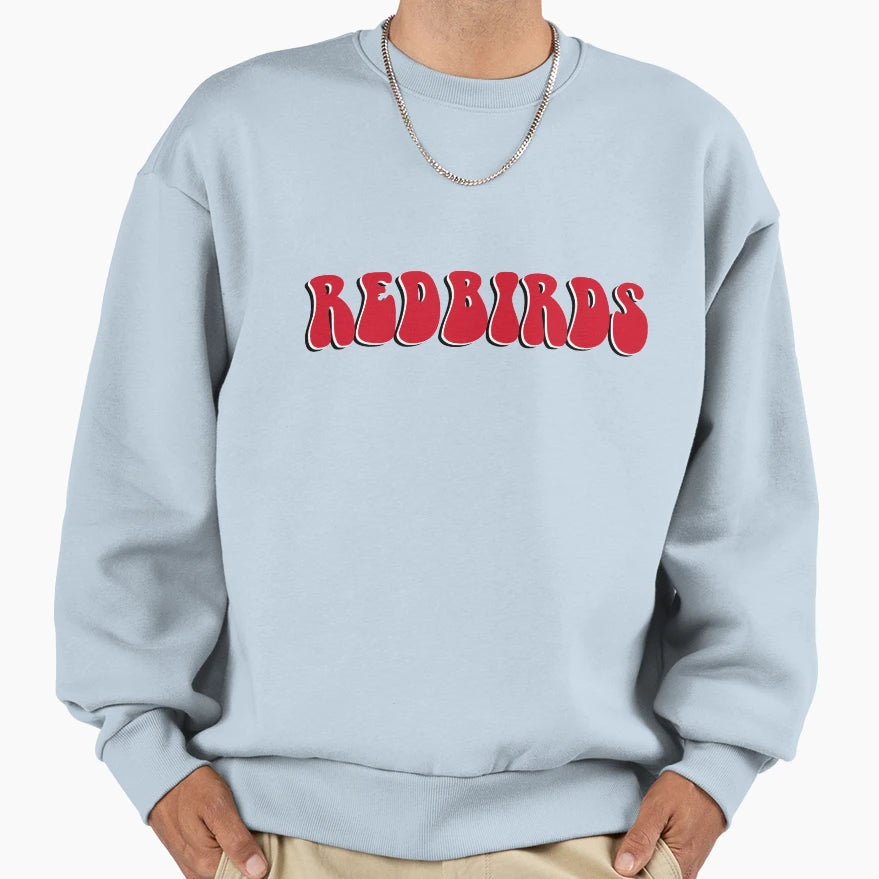 Illinois State University Redbirds Sweatshirt - Graphic Print for Adults - T-Shirt, Sweatshirt, Hoodie