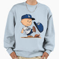 Charlie Brown Los Dodgers Mound Sweatshirt - Unique Graphic for Adults - T-Shirt, Sweatshirt, Hoodie