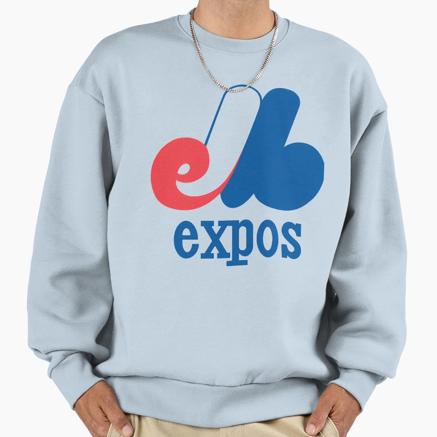 Montreal Baseball Expos Sweatshirt - Casual Everyday Wear Unisex - T-Shirt, Sweatshirt, Hoodie