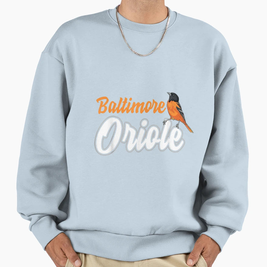 Birds Baltimore Oriole Baltimore Sweatshirt - Trendy Graphic for Adults - T-Shirt, Sweatshirt, Hoodie