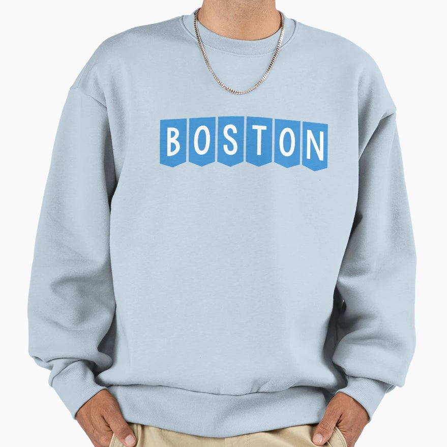 Boston Sweatshirt - Trendy Graphic Unisex - T-Shirt, Sweatshirt, Hoodie