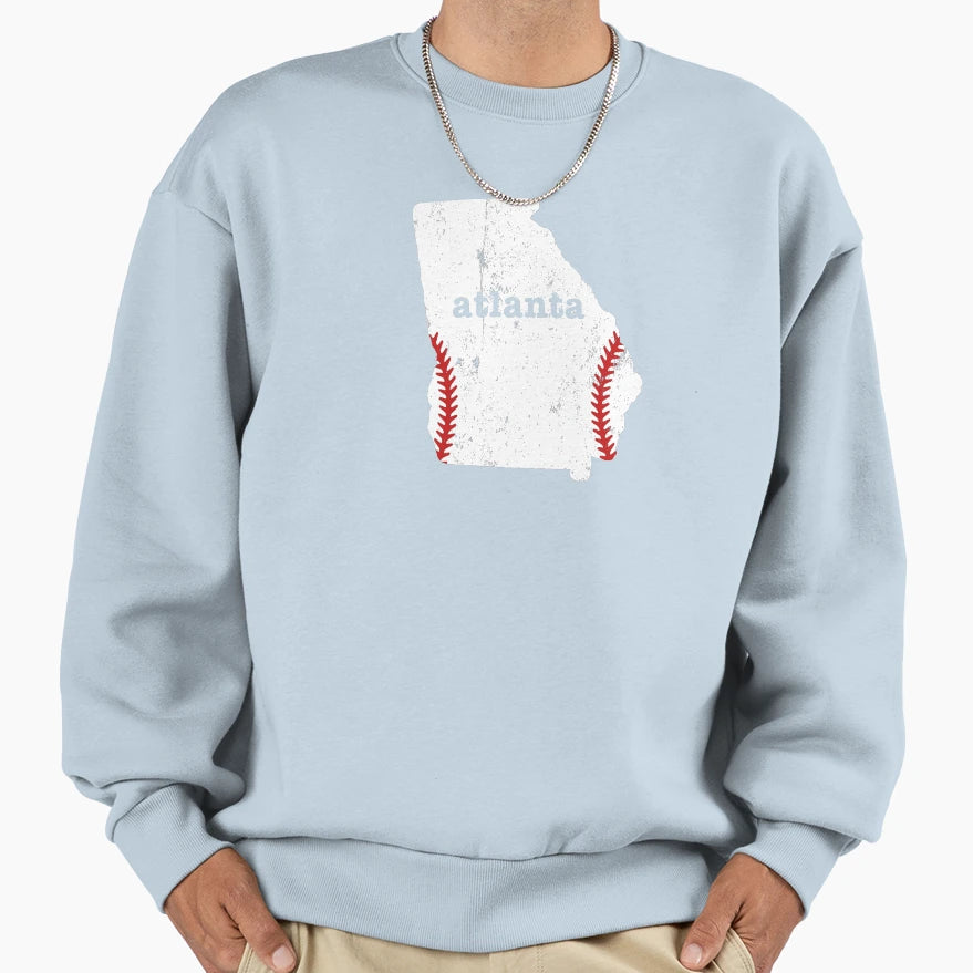 Atlanta Softball Baseball T-Shirt - Aesthetic Graphic Men Women - T-Shirt, Sweatshirt, Hoodie