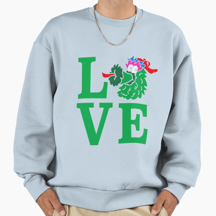 Phanatic Love Philadelphia Baseball Sweatshirt - Novelty Apparel for Adults - T-Shirt, Sweatshirt, Hoodie