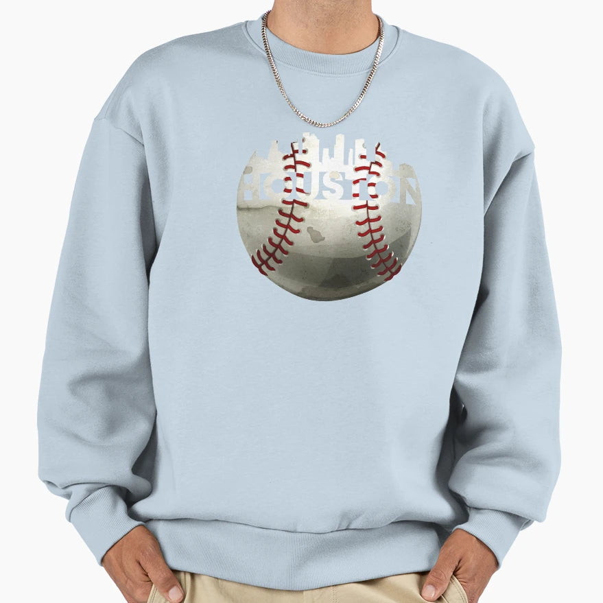 Outstanding Houston Baseball Sweatshirt - Fun Novelty Design Men Women - T-Shirt, Sweatshirt, Hoodie