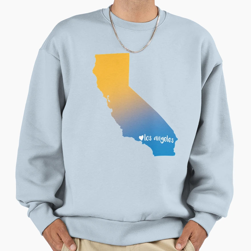 Los Angeles Sweatshirt - Aesthetic Graphic Men Women - T-Shirt, Sweatshirt, Hoodie
