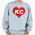 Love Kc Kansas City Sweatshirt - Fun Novelty Design for Adults - T-Shirt, Sweatshirt, Hoodie