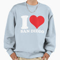 I Love San Diego Sweatshirt - Trendy Graphic for Adults - T-Shirt, Sweatshirt, Hoodie