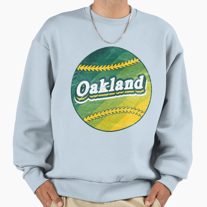 Oakland Baseball Sweatshirt - Fun Novelty Design Unisex - T-Shirt, Sweatshirt, Hoodie