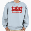 Frisco Lines Railway Logo V1 Red Sweatshirt - Fun Novelty Design for Adults - T-Shirt, Sweatshirt, Hoodie