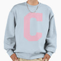 Alphabet Rose C Sports Letter C Sweatshirt - Aesthetic Graphic for Adults - T-Shirt, Sweatshirt, Hoodie