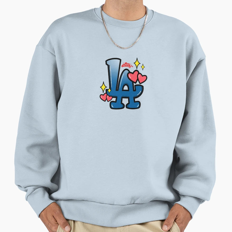 Kawaii La Sweatshirt - Custom Art Print for Adults - T-Shirt, Sweatshirt, Hoodie