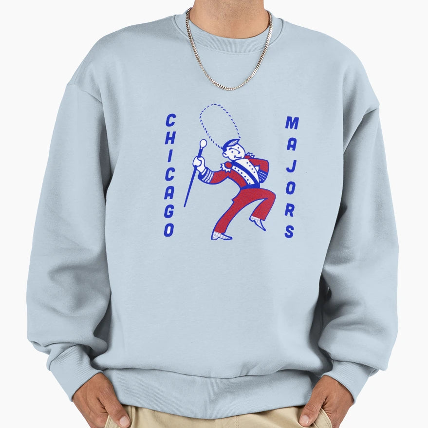 Chicago Majors American Basketball Sweatshirt - Minimalist Print Unisex - T-Shirt, Sweatshirt, Hoodie