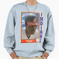 Willie Mays Hayes Trading Card Sweatshirt - Novelty Apparel Unisex - T-Shirt, Sweatshirt, Hoodie