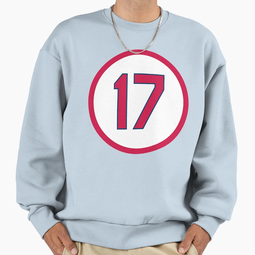 Dizzy Dean 17 Jersey Number Sweatshirt - Streetwear Style Unisex - T-Shirt, Sweatshirt, Hoodie