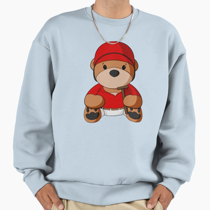 Polo Teddy Bear Sweatshirt - Casual Everyday Wear for Adults - T-Shirt, Sweatshirt, Hoodie