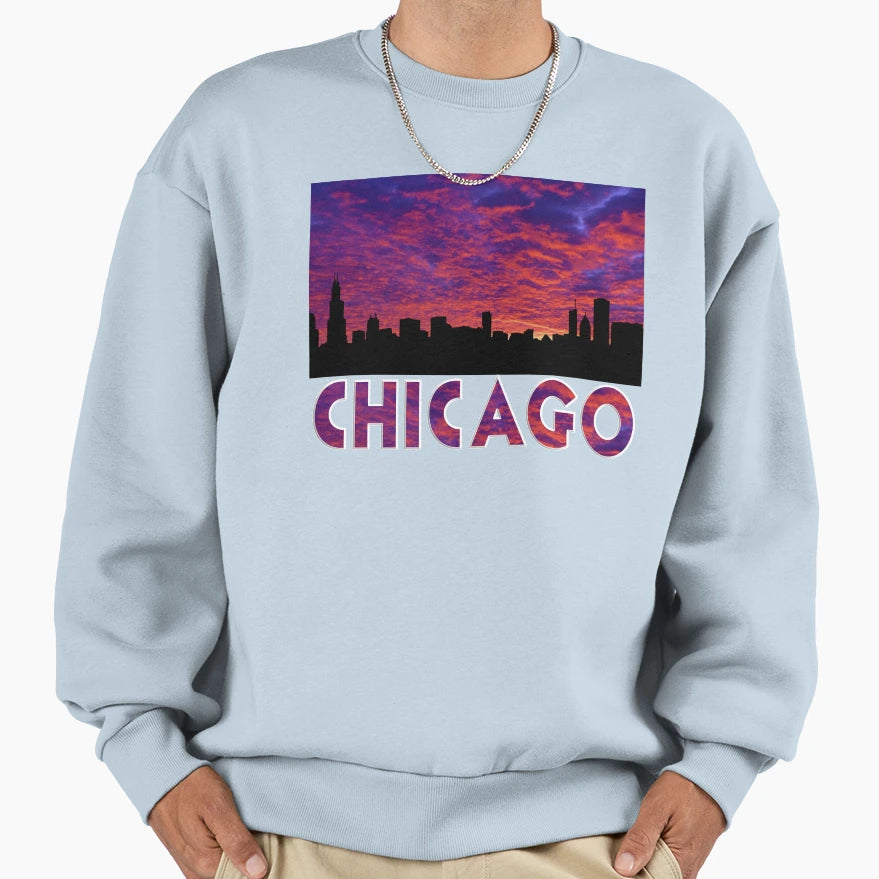 Chicago Sweatshirt - Fun Novelty Design for Adults - T-Shirt, Sweatshirt, Hoodie
