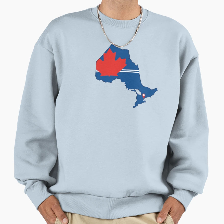 Toronto Baseball Sweatshirt - Minimalist Print Men Women - T-Shirt, Sweatshirt, Hoodie