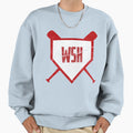 Washington Abbreviation Baseball Sweatshirt - Custom Art Print for Adults - T-Shirt, Sweatshirt, Hoodie