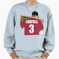 Campbell Baseball Number 3 Sweatshirt - Custom Art Print Unisex - T-Shirt, Sweatshirt, Hoodie