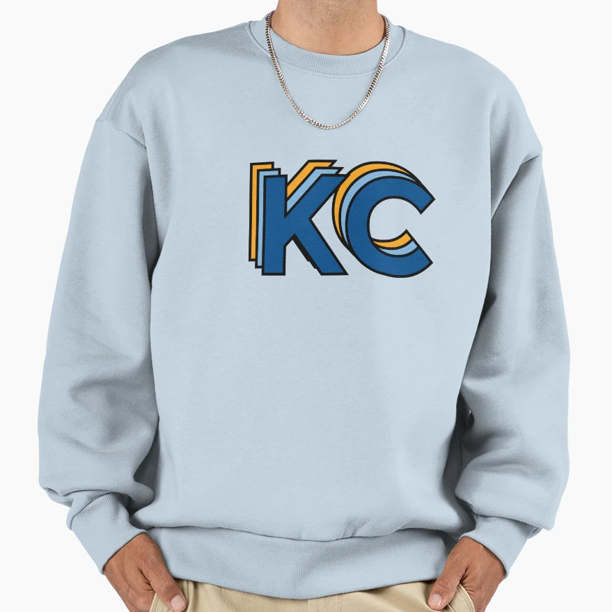 Kc Blue And Gold Sweatshirt - Unique Graphic for Adults - T-Shirt, Sweatshirt, Hoodie
