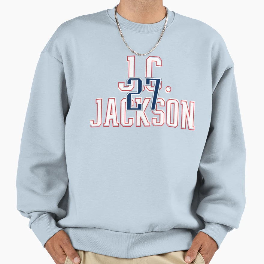 J C Jackson 27 Sweatshirt - Novelty Apparel for Adults - T-Shirt, Sweatshirt, Hoodie