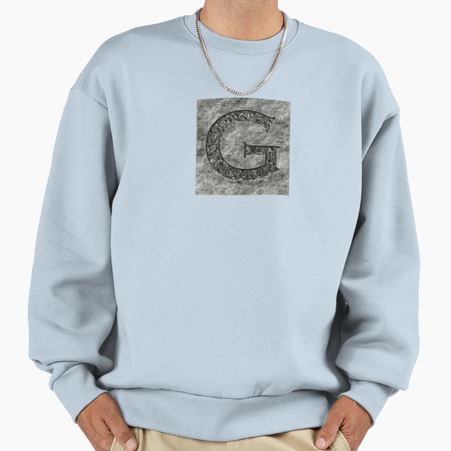 Versal G Natural Sweatshirt - Novelty Apparel Unisex - T-Shirt, Sweatshirt, Hoodie