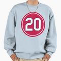 Lou Brock 20 Jersey Number Sweatshirt - Fun Novelty Design Unisex - T-Shirt, Sweatshirt, Hoodie