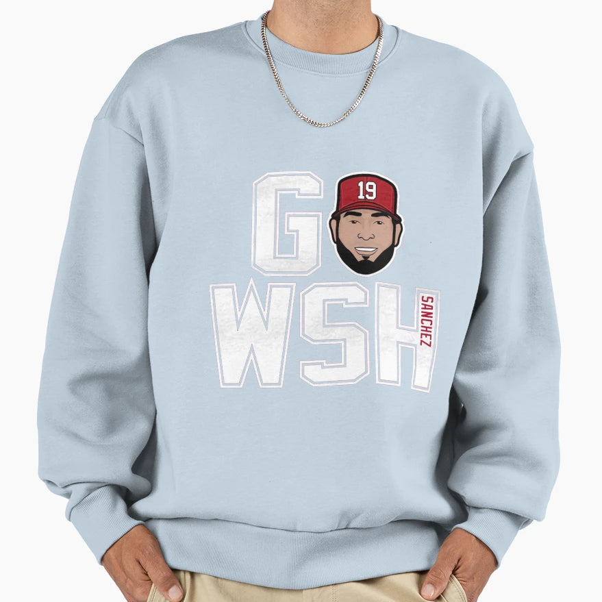 Anibal Sanchez Go Wsh Sweatshirt - Custom Art Print for Adults - T-Shirt, Sweatshirt, Hoodie