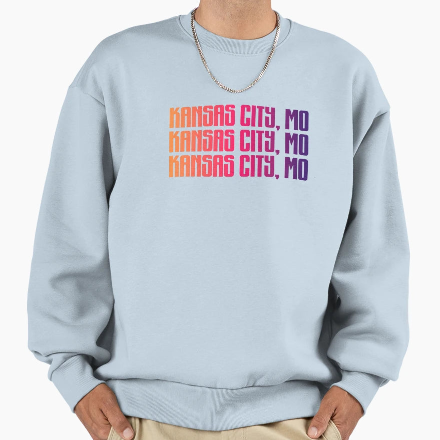 Kansas City Missouri Sweatshirt - Novelty Apparel for Adults - T-Shirt, Sweatshirt, Hoodie